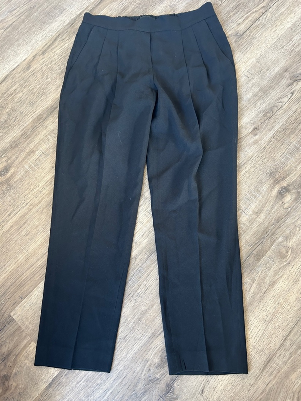 Babaton Black Elastic Waist Dress Pants